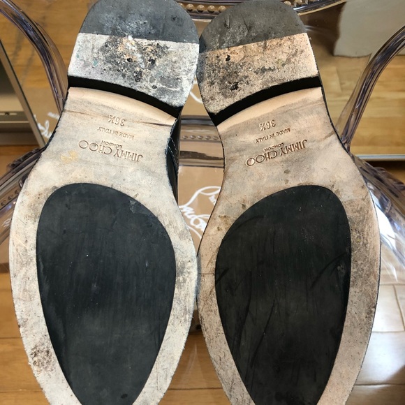 Metallic Silver Jimmy Choo size 6.5 - Picture 7 of 8